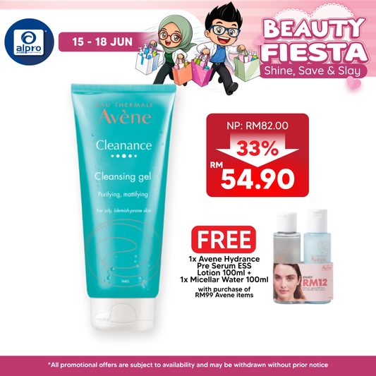 Avene Cleanance Cleansing Gel 200ml | Good for Sensitive Skin Avene