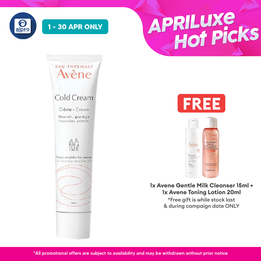 Avene Cold Cream 40ml | Soothes and Protect Dry Skin Avene
