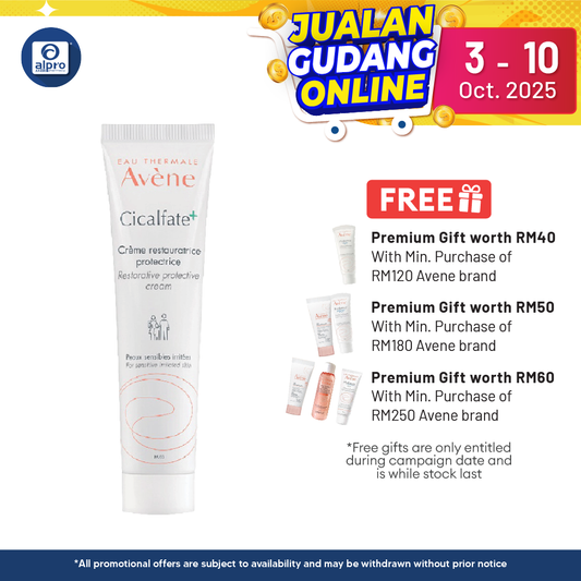 Avene Cicalfate+ Repairing Protective Cream 40ml | Immediately Soothes Skin Alpro Pharmacy