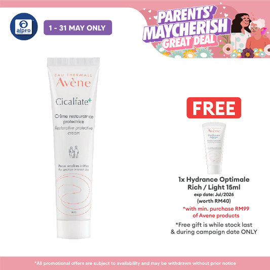 Avene Cicalfate+ Repairing Protective Cream 40ml | Immediately Soothes Skin Avene