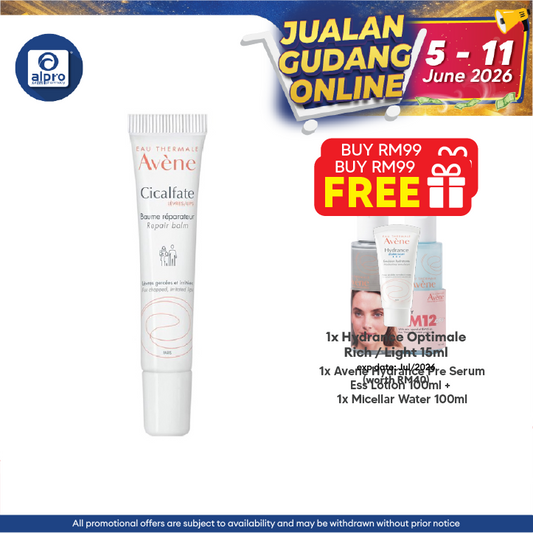 Avene Cicalfate Lips Repair Balm 10ml  | Repair and Moisturize Avene