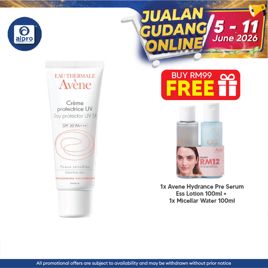 Avene Day Protector UV EX SPF30PA+++ 40ml | Naturally Soothing and Softening Avene