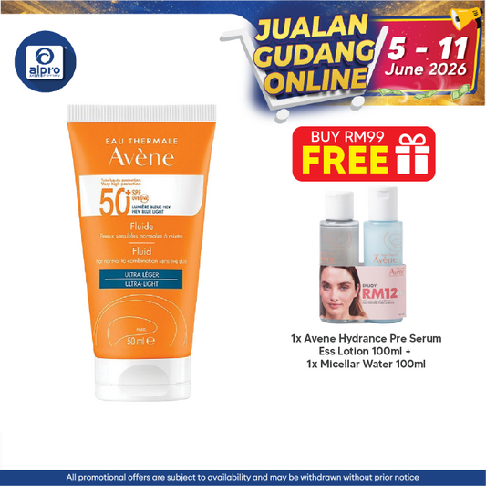 Avene Very High Protection Fluid SPF50+ 50ml | Protection to Sensitive Skin Avene