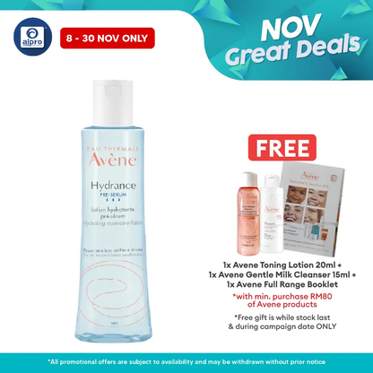 Avene Hydrance Pre-Serum Essence-In-Lotion 200ml | Protect the Skin Against Environmental Aggressions Avene