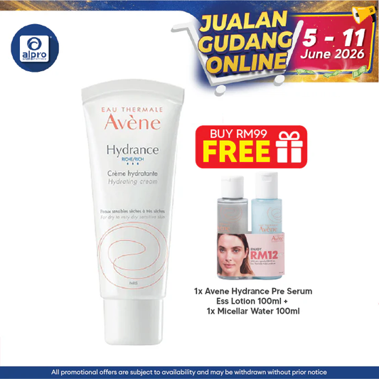 Avene Hydrance Rich Hydrating Cream 40ml | Hydrates and Nourishing Avene