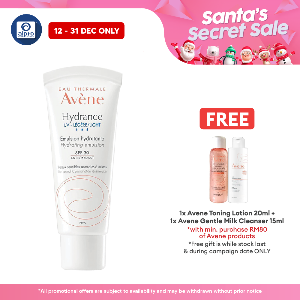 Avene Hydrance Light Uv Spf30 Hydrating Emulsion(For Normal Combination Skin) 40ml Avene