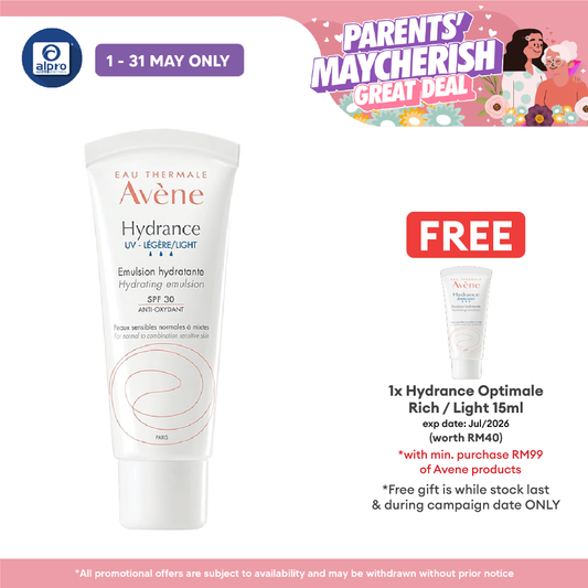 Avene Hydrance Light Uv Spf30 Hydrating Emulsion(For Normal Combination Skin) 40ml Avene
