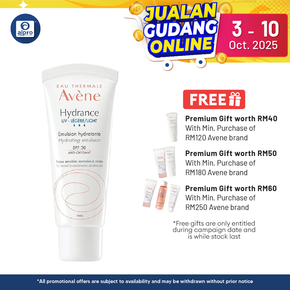 Avene Hydrance Light Uv Spf30 Hydrating Emulsion(For Normal Combination Skin) 40ml Avene