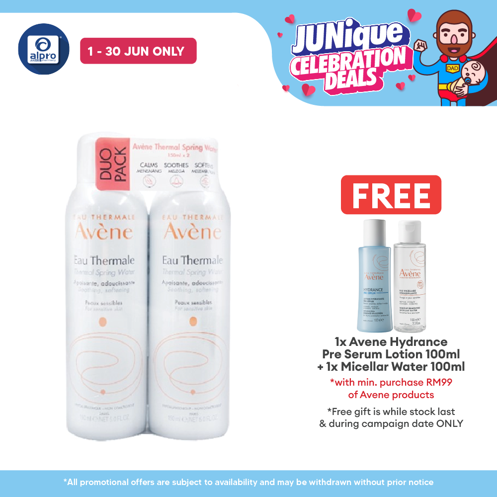 Avene Thermal Spring Water 150ml Duo Pack | Excellent Source Of Hydration Avene