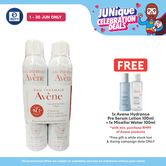 Avene Thermal Spring Water 300ml Duo Pack | Excellent Source Of Hydration Avene