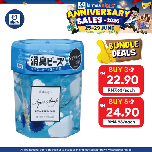 Kokubo Atshosyu Deodorizer Beads Room Freshener (Aqua Soap) 200g Alpro Pharmacy