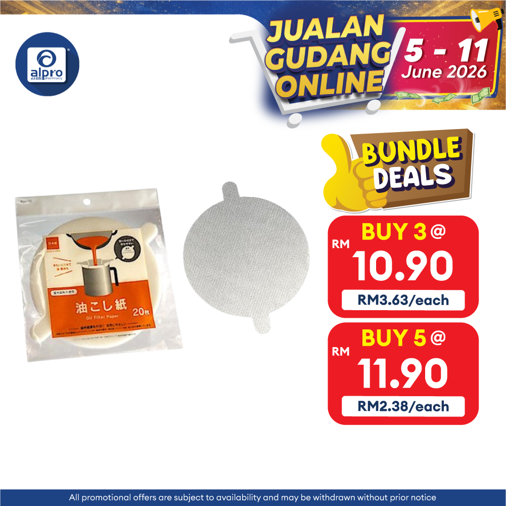WATTS Oil Filter Paper 20s Sugi