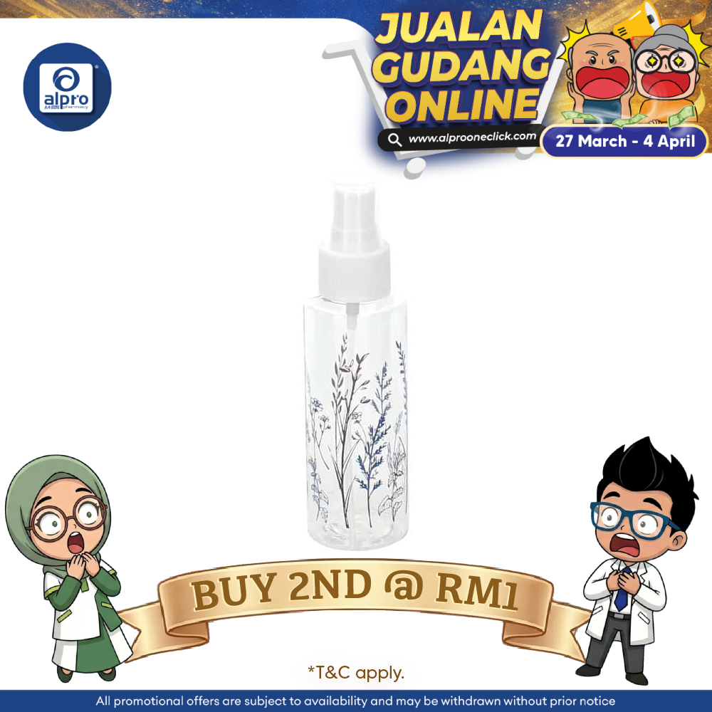 WATTS Mist Bottle 100ml White 1s Sugi