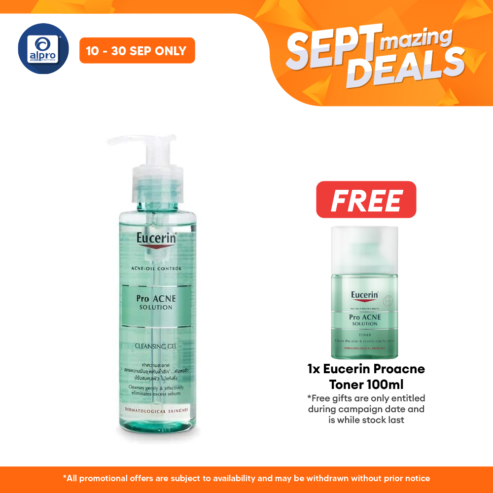 Eucerin Proacne Solution Cleansing Gel 400ml Alpro Pharmacy