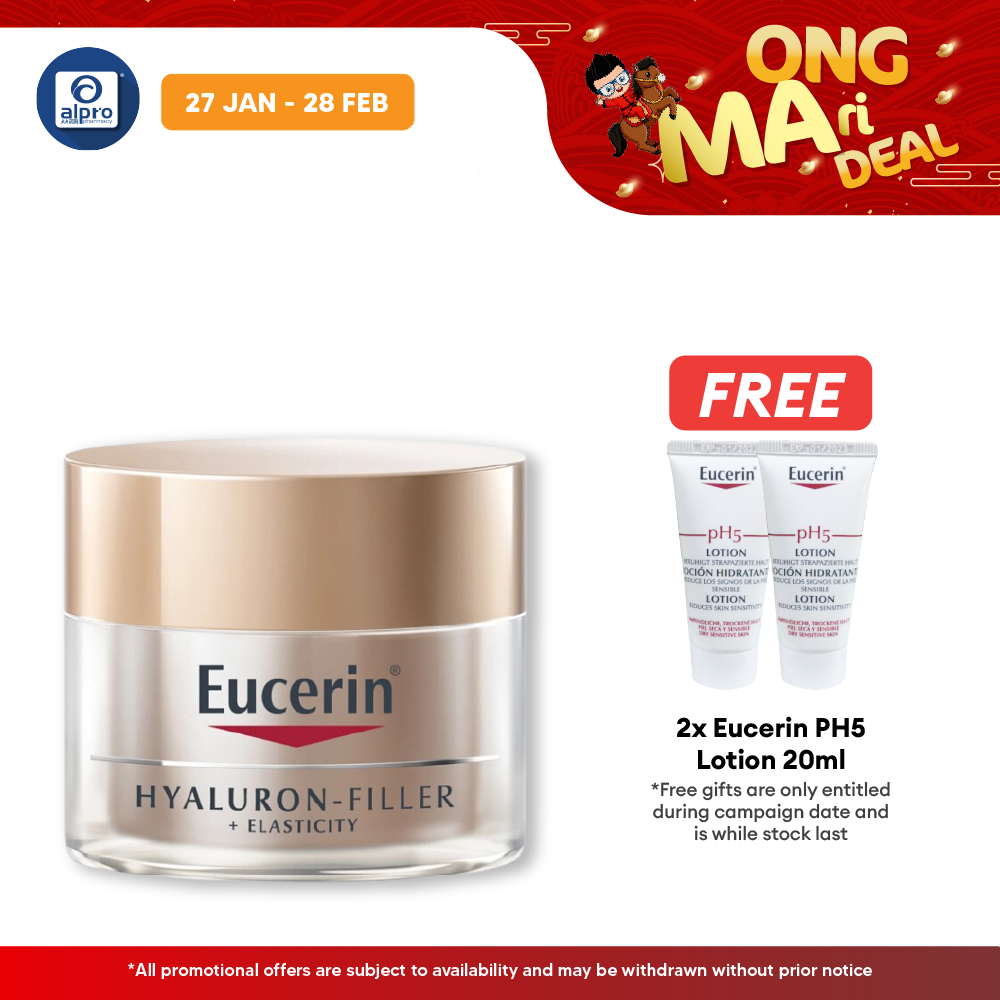 Eucerin Hyaluron [3X]+ Filler Night Cream 50 ml | Moisturizer, Anti Aging , Fine Lines, Wrinkle, Face Skincare Eucerin