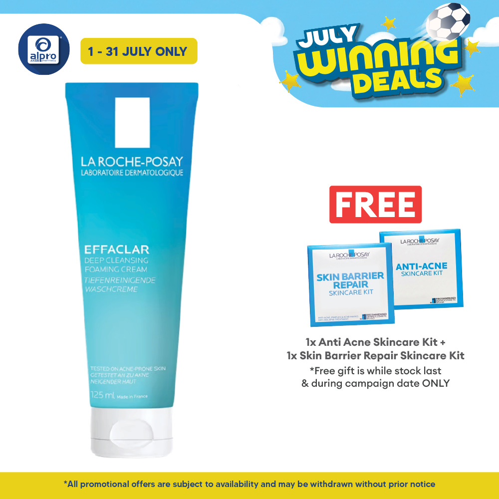 La Roche Posay Effaclar Foaming Crème 125ml | Deep Cleansing Foam La Roche Posay