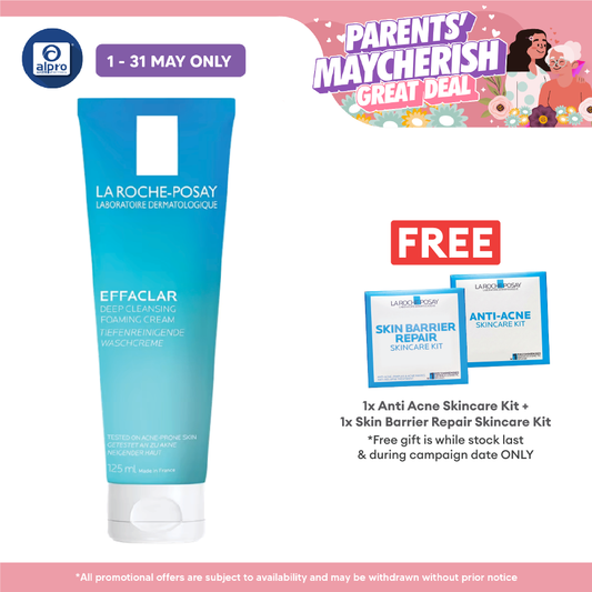La Roche Posay Effaclar Foaming Crème 125ml | Deep Cleansing Foam La Roche Posay