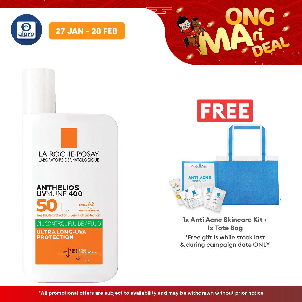 La Roche Posay Anthelios Uvmune 400 Oil Control Fluid (New Npd August 23) La Roche Posay