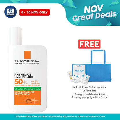 La Roche Posay Anthelios Uvmune 400 Oil Control Fluid (New Npd August 23) Alpro Pharmacy