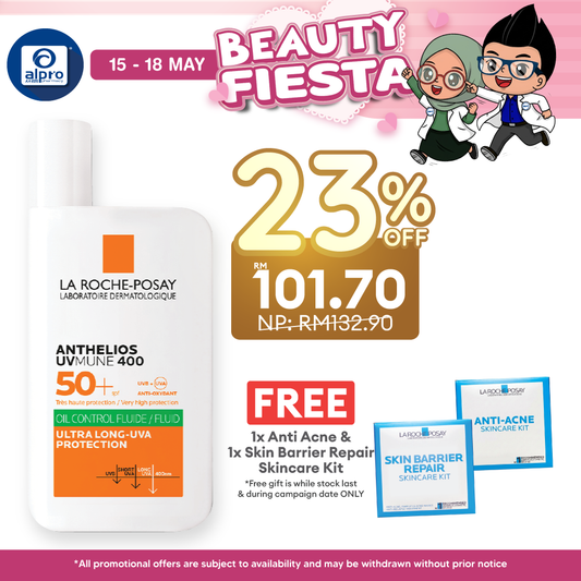 La Roche Posay Anthelios Uvmune 400 Oil Control Fluid (New Npd August 23) La Roche Posay