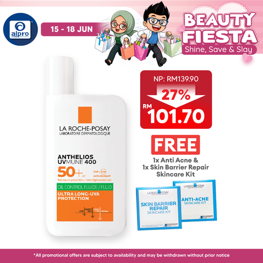 La Roche Posay Anthelios Uvmune 400 Oil Control Fluid (New Npd August 23) La Roche Posay