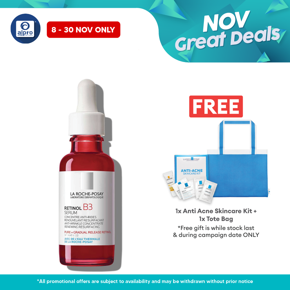 La Roche Posay Retinol B3 Serum 30ml | Fills & Firms Alpro Pharmacy