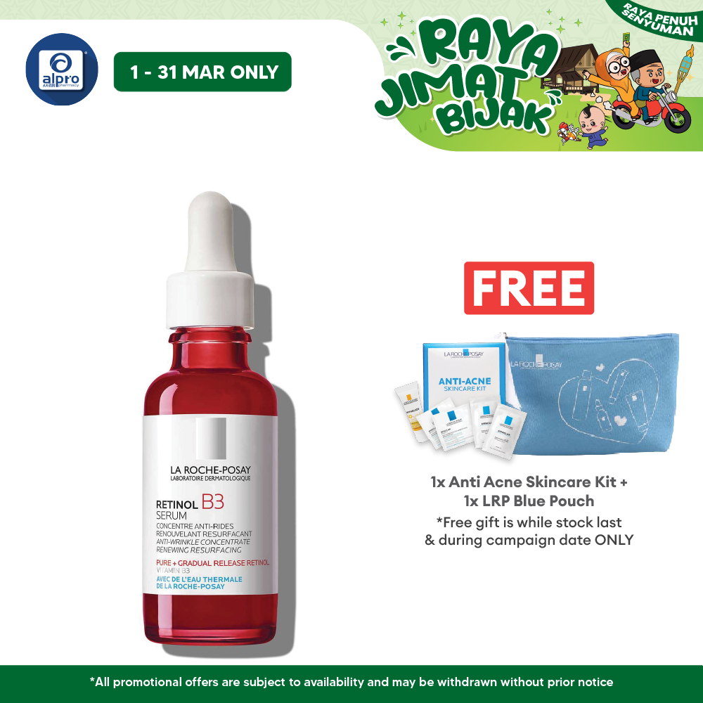 La Roche Posay Retinol B3 Serum 30ml | Fills & Firms Alpro Pharmacy
