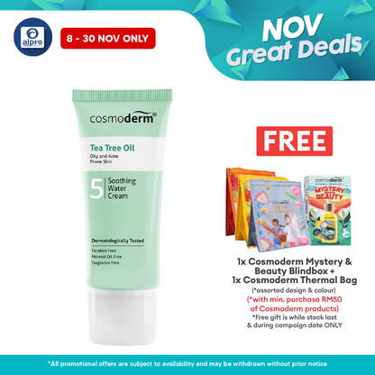 Cosmoderm Tree Tea Oil Soothing Water Cream 50ml Alpro Pharmacy