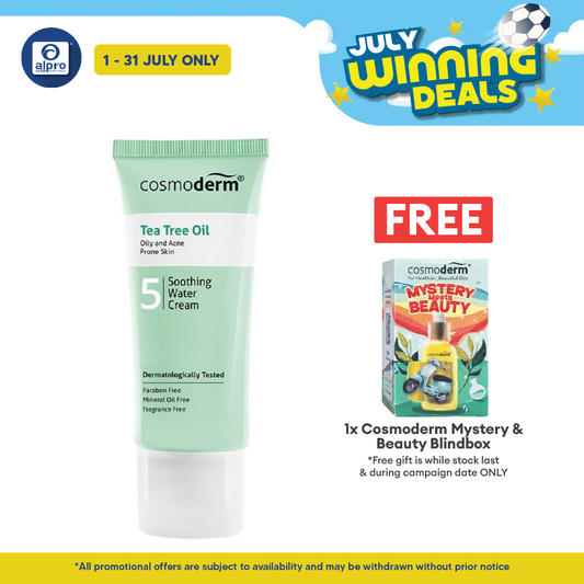 Cosmoderm tree tea oil soothing water cream 50ml Cosmoderm
