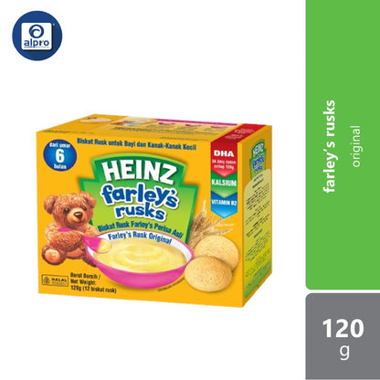 Heinz Farleys Rusks 120g (Orange /Original /Banana) Heinz