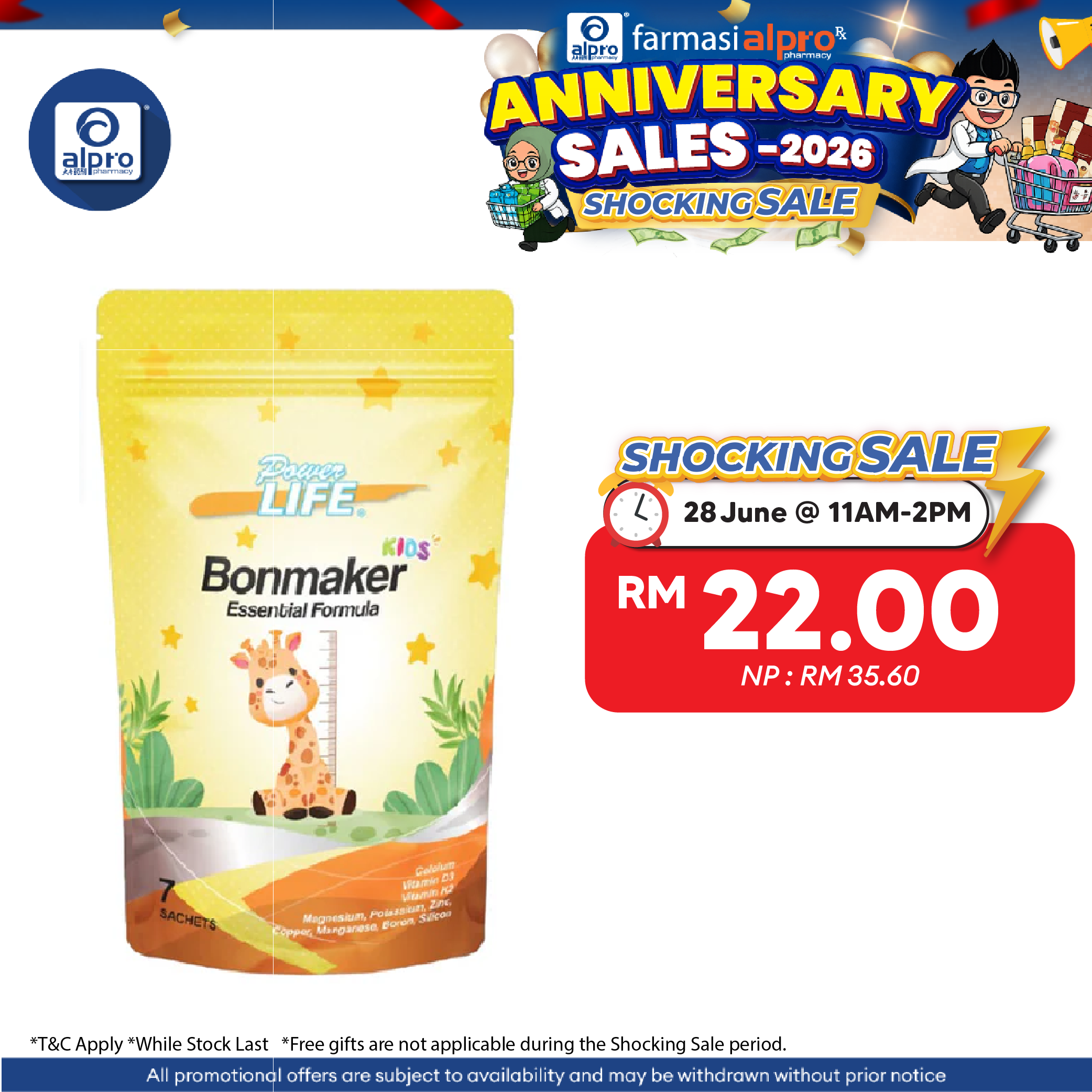 Powerlife Bonmaker Kids 7s | Promotes Child's Growth Powerlife