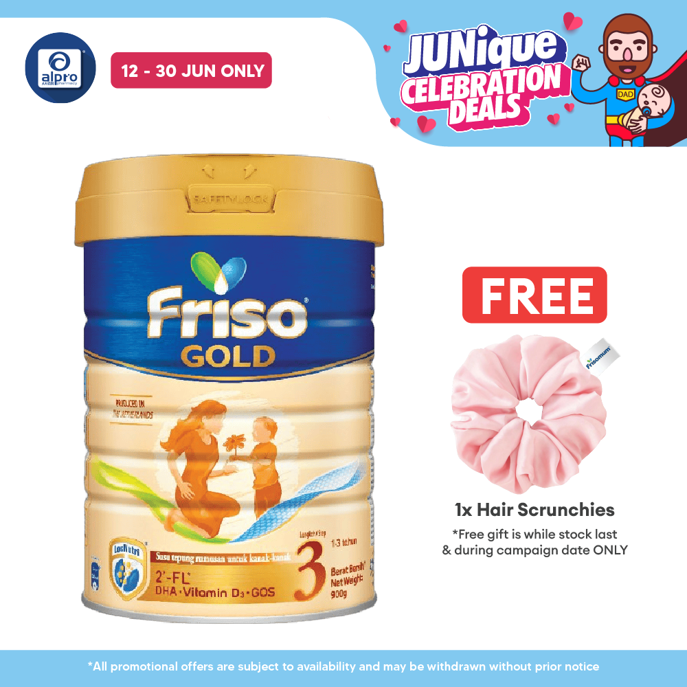 Friso Gold Step 3 Children's Milk Formula 900g | For Age 1-3 Years Old Friso