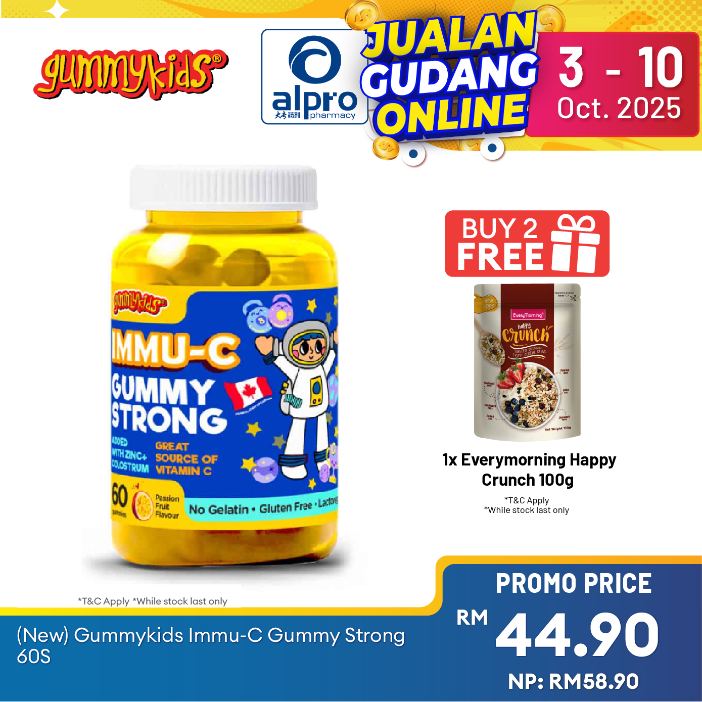 Gummykids Immu-C Gummy Strong 60s Gummykids