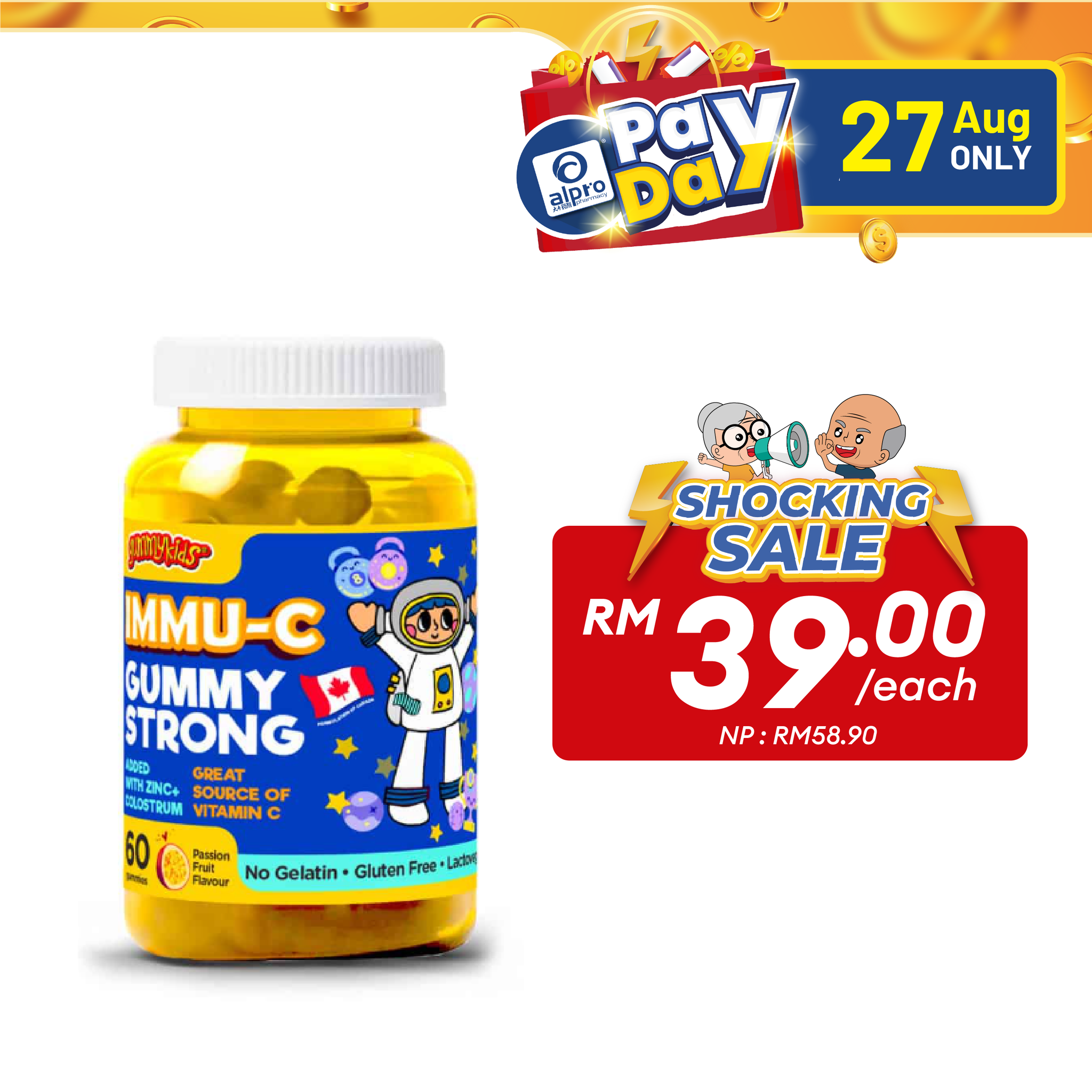 Gummykids Immu-C Gummy Strong 60s Gummykids