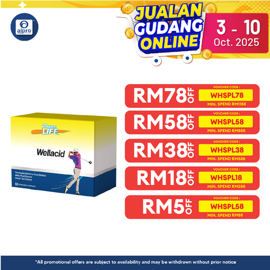 Powerlife Wellacid 10s x 6 | Metabolic & Joint Health Powerlife
