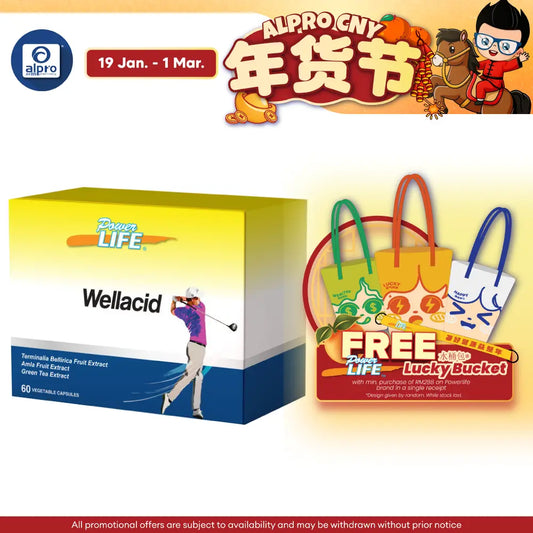 Powerlife Wellacid 10s x 6 | Metabolic & Joint Health Powerlife