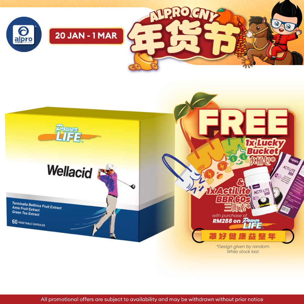 Powerlife Wellacid 10s x 6 | Metabolic & Joint Health