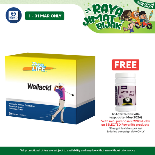 Powerlife Wellacid 10s x 6 | Metabolic & Joint Health Powerlife