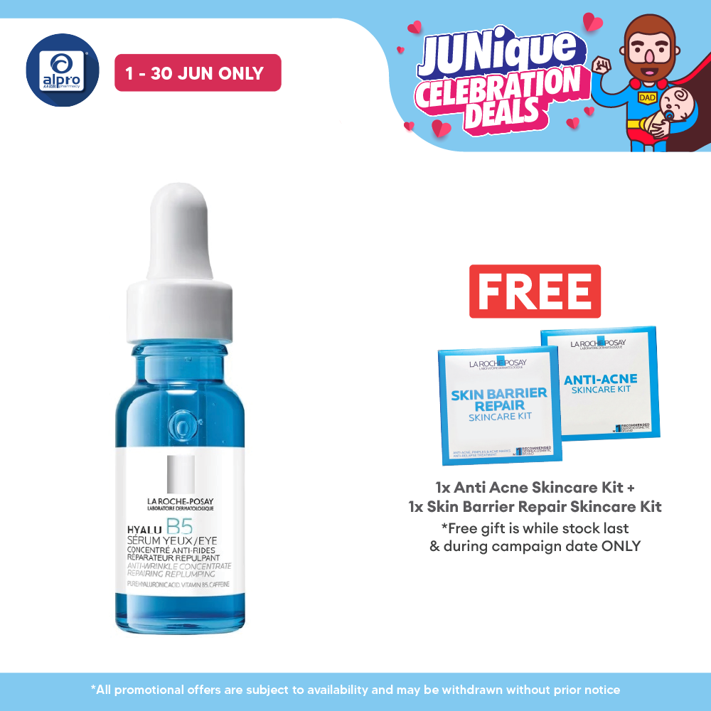 La Roche Posay Hyalu B5 Eye Serum 15ml | Plumps & Repairs Skin Barrier La Roche Posay