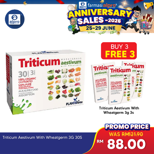 Triticum Aestivum With Wheatgerm 3g 30s |  Antioxidant Plant & Tree
