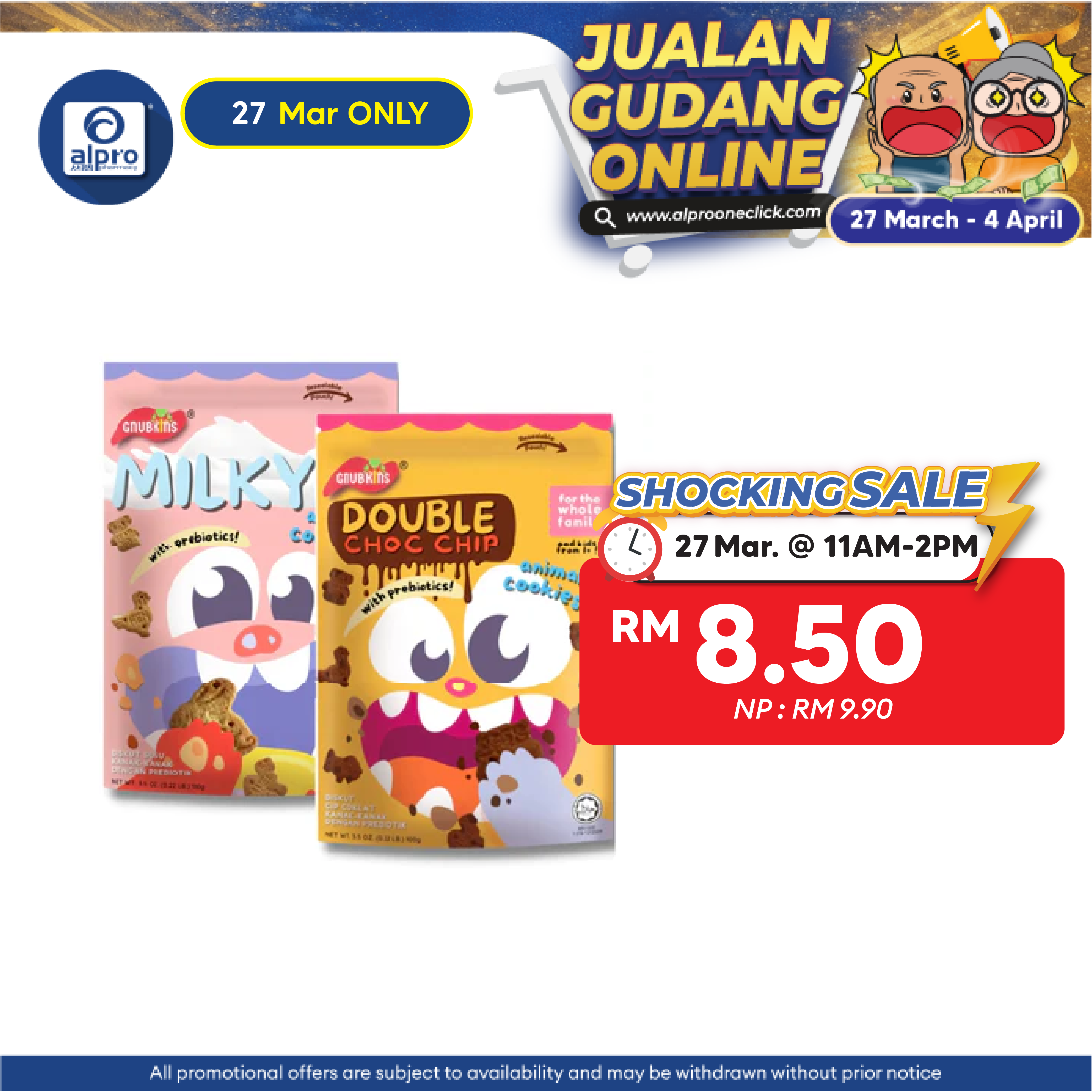 Gnubkins Animal Shaped Cookies with Prebiotic (Double Choc Chip/ Milky) 100g | Fun and Interesting Snack +12 Months Gnubkins