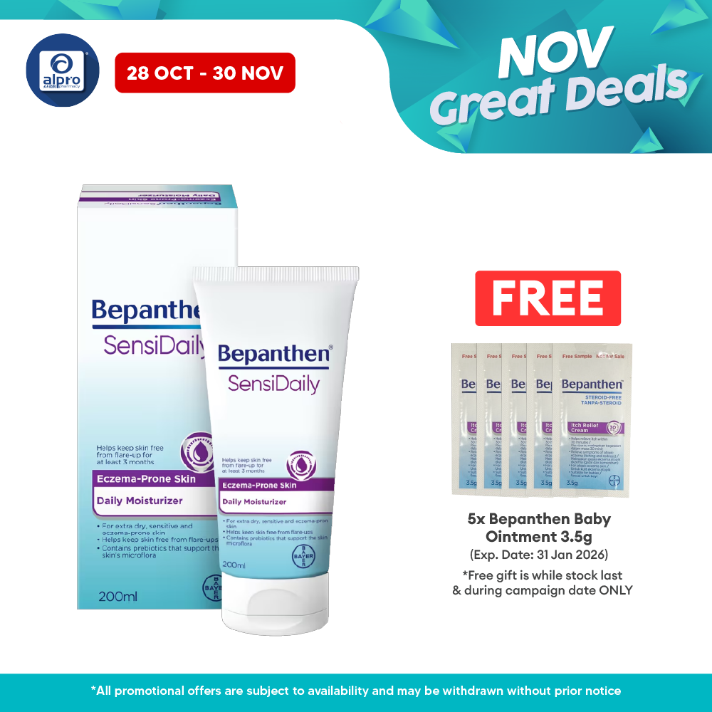 Bepanthen Sensidaily 200ml | For Eczema-prone Skin Bepanthen