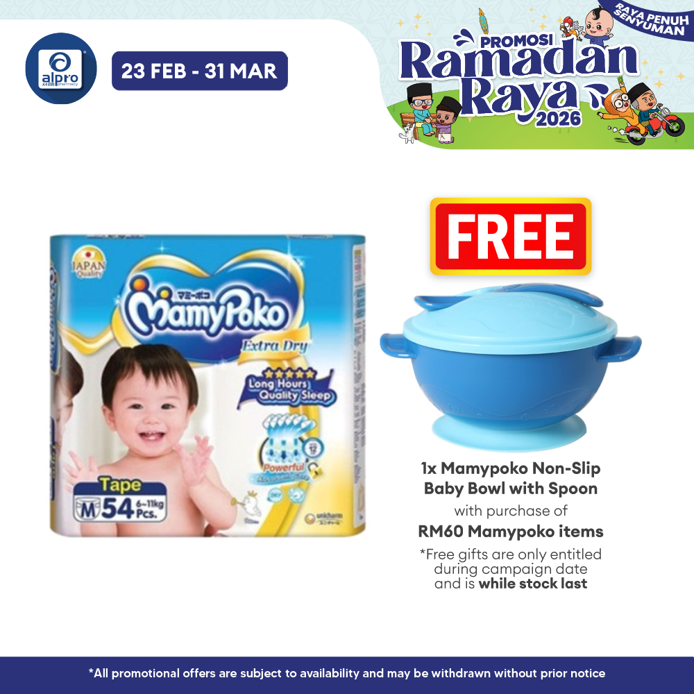 Mamypoko Extra Dry Tape M 54s | Stretchable MamyPoko