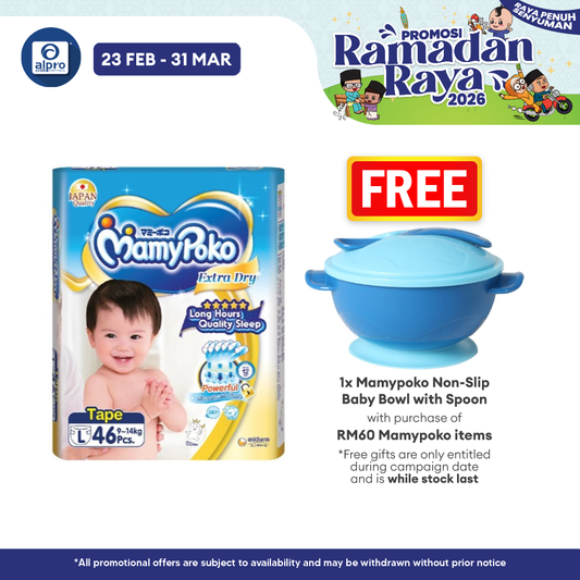 Mamypoko Extra Dry Tape L 46s | Stretchable MamyPoko