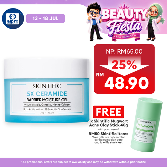 Skintific 5x Ceramide Barrier Moisture Gel 30g Skintific