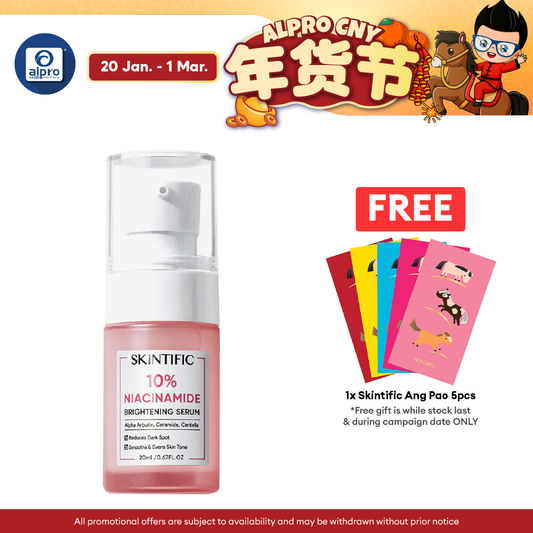 Skintific 10% Royal DSM Niacinamide 7 Days Brightening Booster Serum 20ml | Whitening Glowing Skin