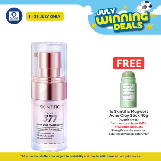 Skintific Symwhite 377 Dark Spot Serum 20ml | Niacinamide Brightening, Moisturizing & Reduce Redness Skintific