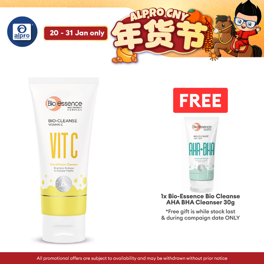 Bio Essence Bio-Cleanse Vitamin C Cloud Foam Cleanser 100g | Remove Excess Sebum