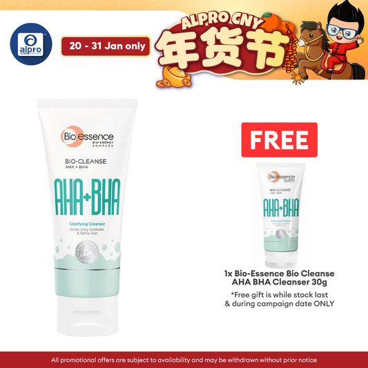 Bio Essence Bio-Cleanse Aha+Bha Clarifying Cleanser 100g | Remove Dullness