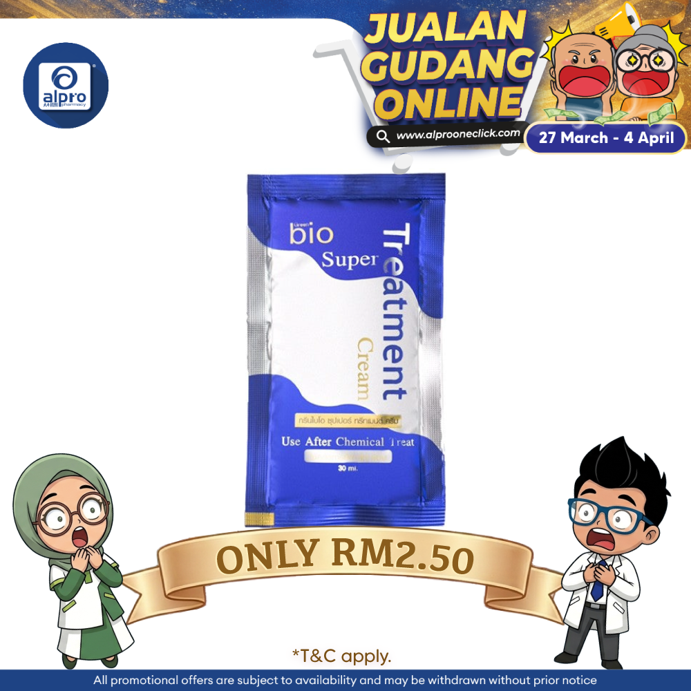 Green Bio Super Treatment Sachet 30ml 1s | Hair Treatment Green Bio